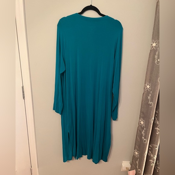Torrid Teal Knit Long Cardigan - Picture 6 of 6